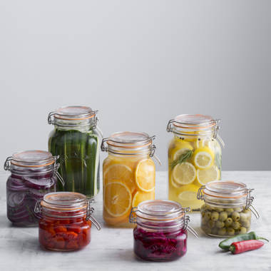 Kilner Spice Jar 2.4 oz, Set of 12 - Clear