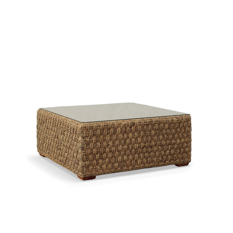 Table basse à 4 pieds Laguna, H 19 po x L 41,5 po x l 41,5 po