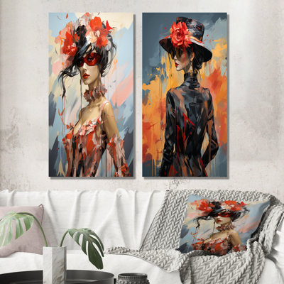 Ensemble de salon luxueux et extravagant Fashion Woman I - Fashion Wall Art