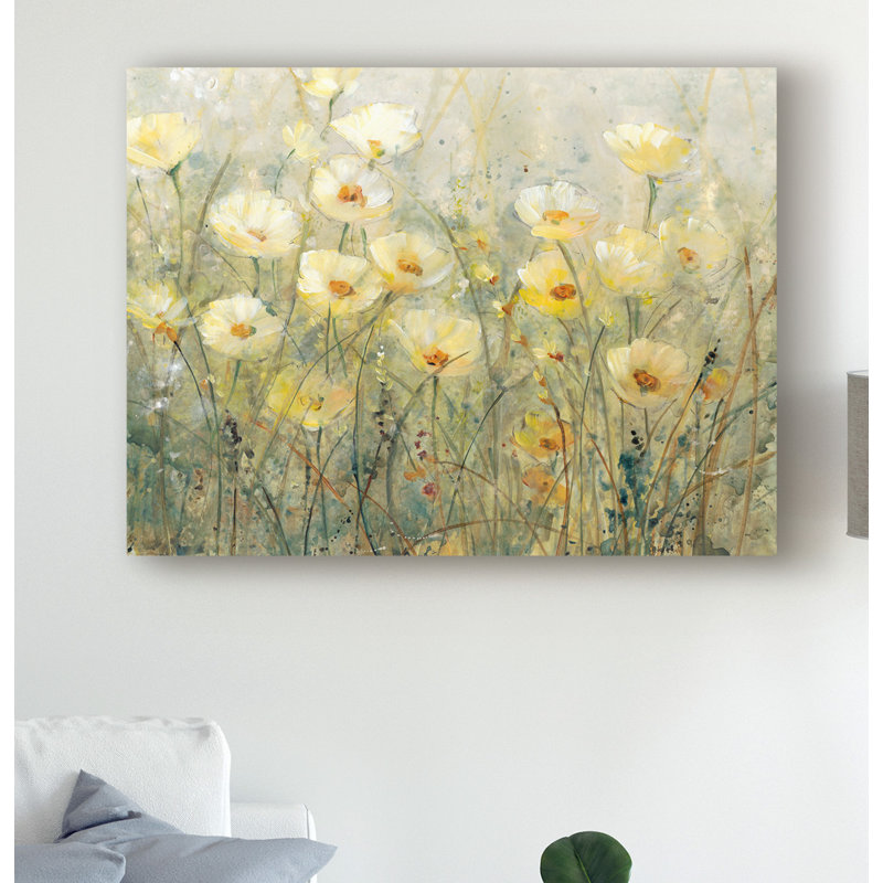 Art mural sur toile tendue - «Summer In Bloom I» par Tim Ottoole pour décoration de salon, de chambre à coucher ou de bureau - 35 x 47