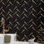 Love Lane 13.3 in. x 10.82 in. Polished Marble and Brass Wall Mosaic Tile (0.99 Sq. Ft. / Each)-61091930