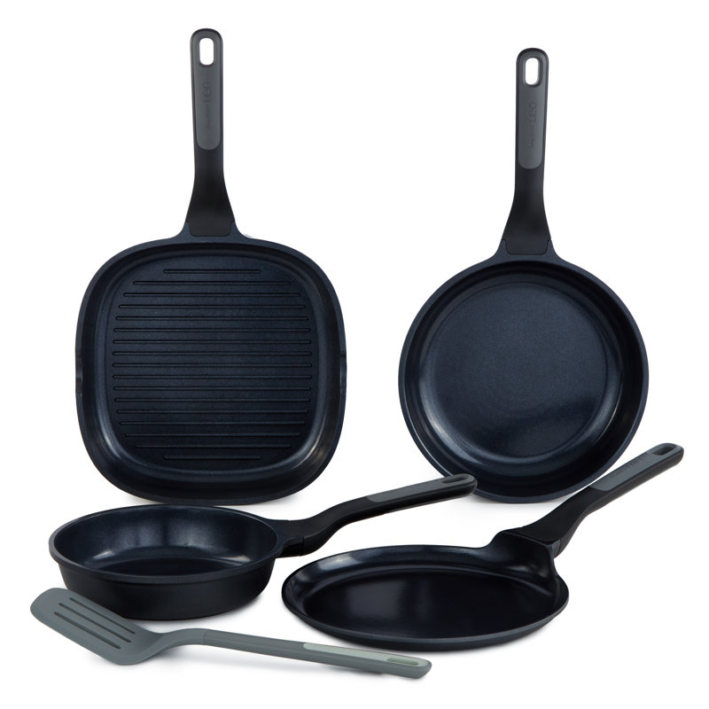 Ensemble de casseroles en céramique antiadhésives 5 pièces BergHOFF Leo Stone +