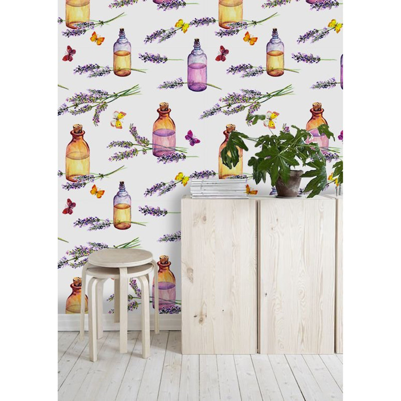 Izabella Floral Wallpaper, 250 x 250cm