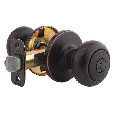 Cove Keyed Door Knob with SmartKey®