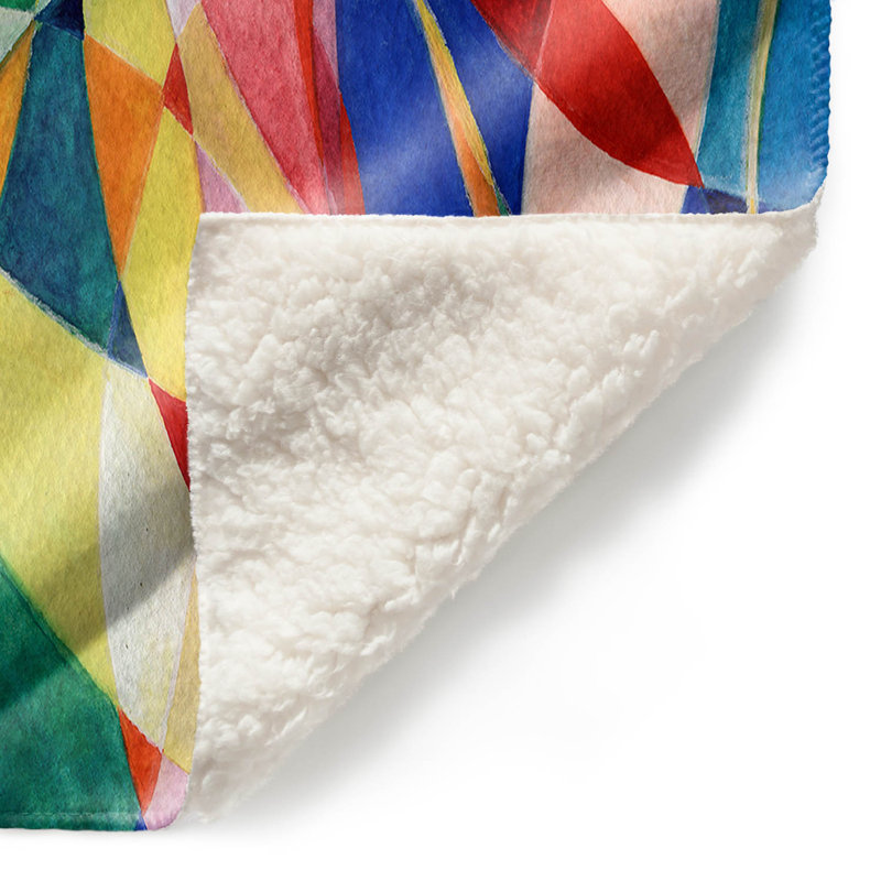 Couverture sherpa douce water series 11, l 68 po x L 80 po