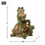 STATUE SOLAIRE GRENOUILLE ET TORTUE