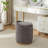 Juriana Metal Accent Stool Swivel Vanity Ottoman-1956295007