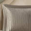 Literie taupe de style moderne - 7 pièces avec couette très confortable en fer à repasser Charmeuse