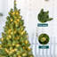 Arbre de Noël artificiel vert pré-éclairé-1396407569