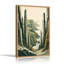 Art mural sur toile vert et brun-133069005
