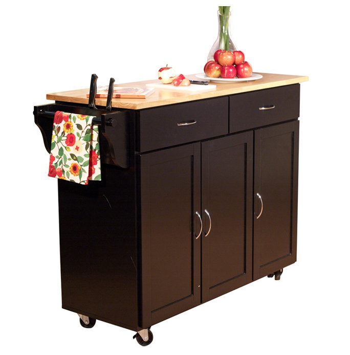 Sayers 48 " W Kitchen Island, White