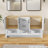 Solid Wood 60" Double Bathroom Vanity Base Only-92727184
