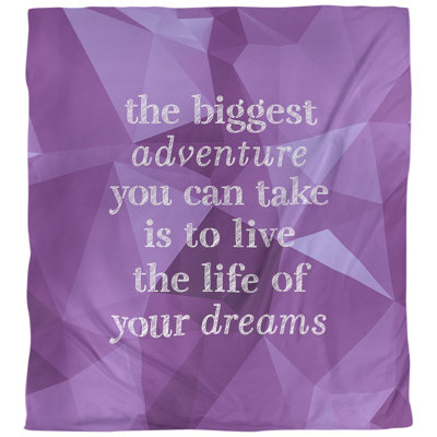 Housse de couette The Bigeste Adventure Quote