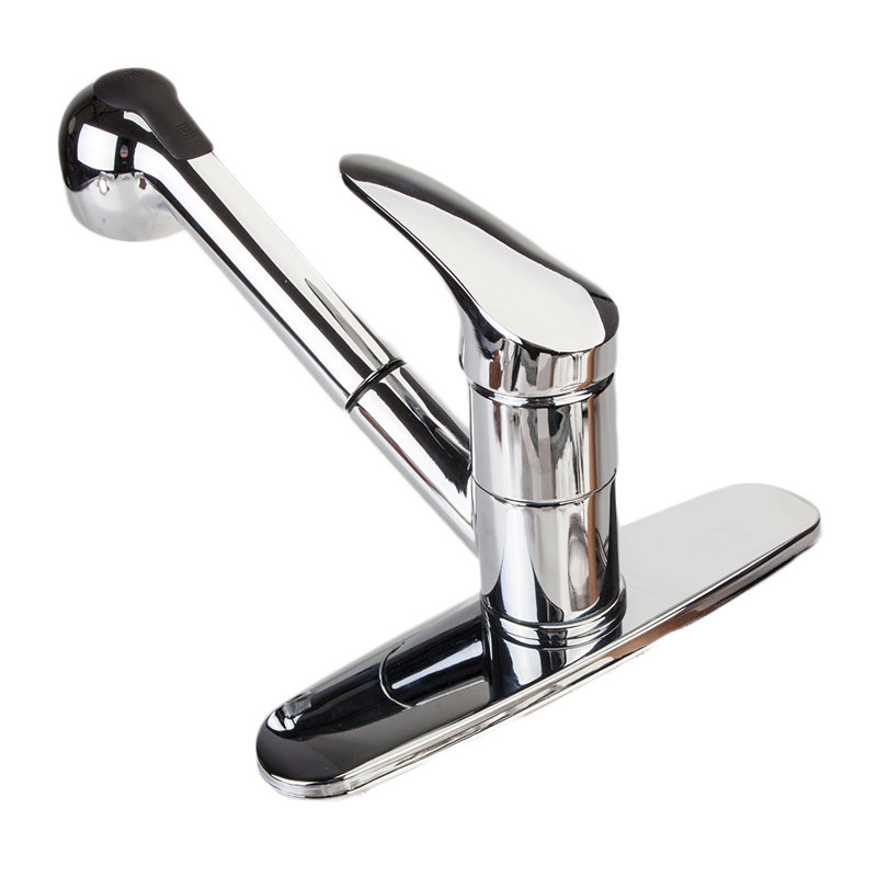 Winado Pull Out Kitchen Faucet, Bright Silver