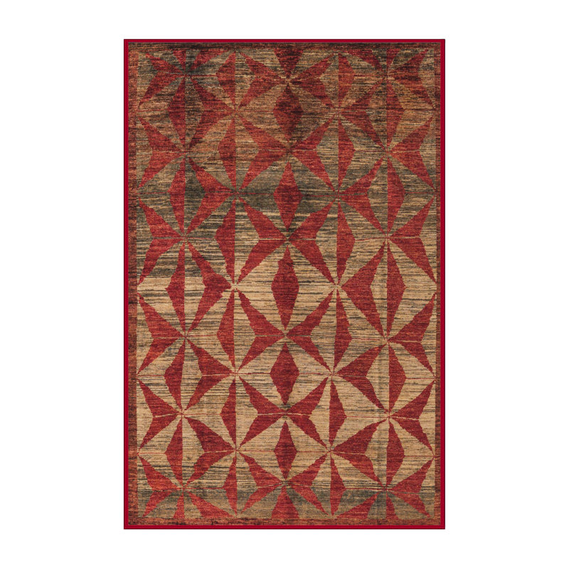 Abstract Indoor Rug, Rectangle 8' x 10'
