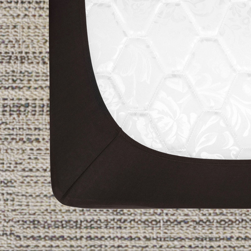Housse de sommier en tricot Jersey StretchWrap, Simple, Beige