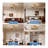 20 Inch Farmhouse Caged Ceiling Fan with Light, Low Profile Flush Mount Bladeless Ceiling Fan with Remote, Silent Reversible Ceiling Fan for Bedroom