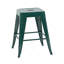 Tabouret à hauteur de comptoir 24 po, tabourets de bar en métal sans dossier, ensemble de 4, non empilable, amovible et facile à assembler, conception peu encombrante pour îlot de cuisine / bar / café / salle à manger-591688198-591688211-591688216