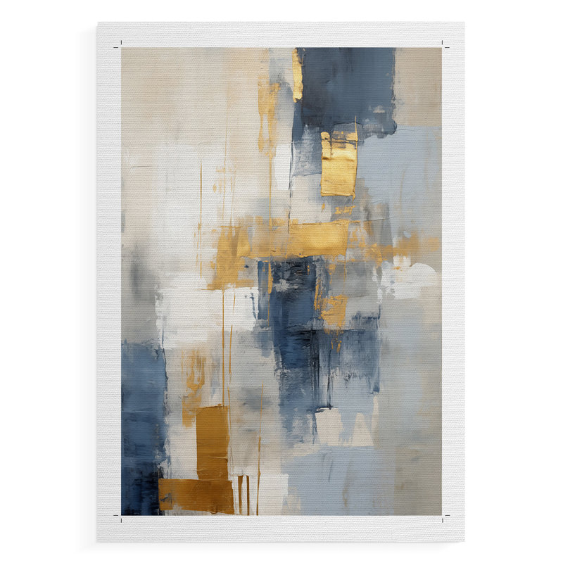 Série ABSTRACT dxli - Impression sur toile seulement - non encadrée, H 48 po x l 32 po