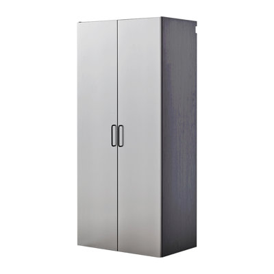 Astro Series 32 In. W X 79 In. H X 20 In. D Metal Wall Mounted Storage Cabinet