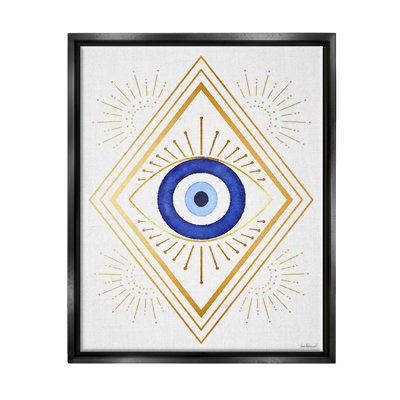 Art mural sur toile Vivid Blue Eye