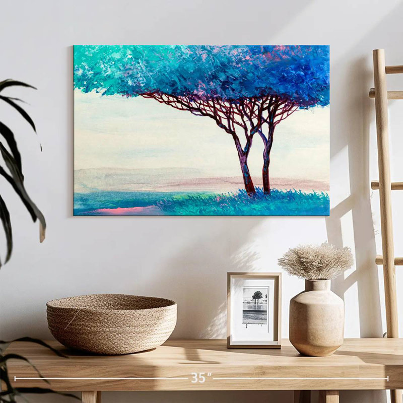 Arbre bleu Harnek, H 16 po x l 24 po
