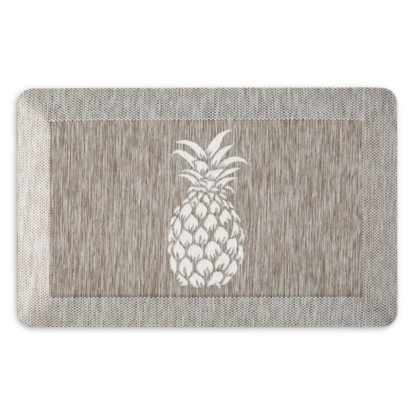 Tapis de cuisine Martha Anoha, Rectangle 19,6 po x 32 po, Café