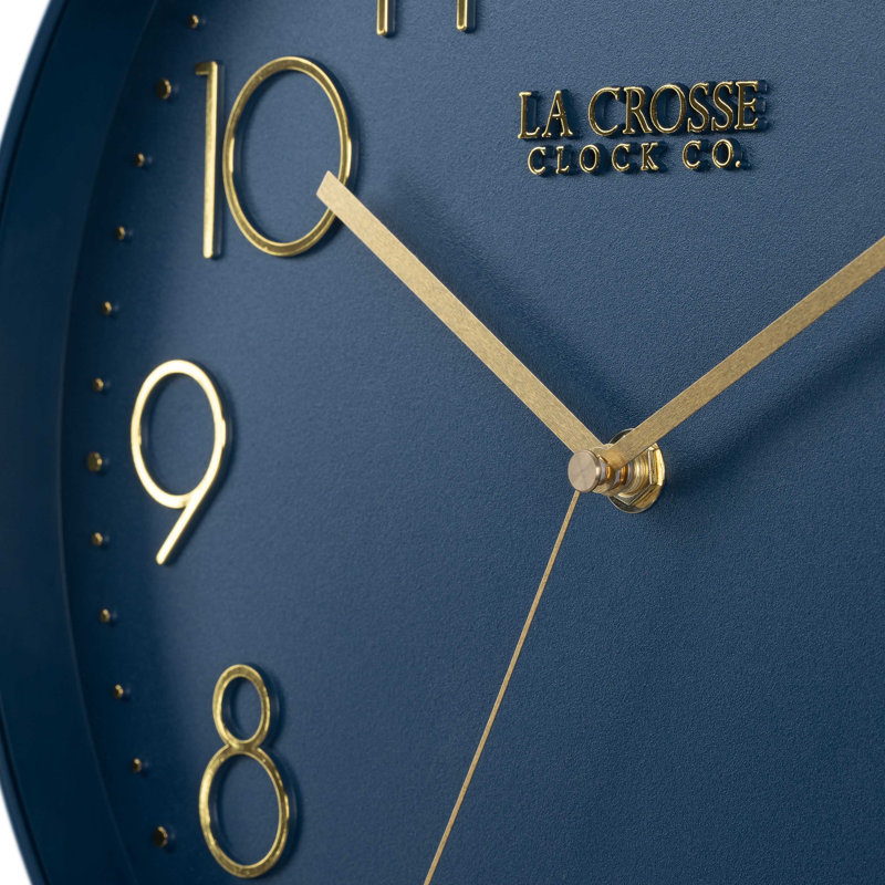 Horloge murale 12 po Paxton, Navy Blue