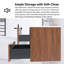 Meuble-lavabo simple mural 24 po avec comptoir en céramique 24 po-230845106