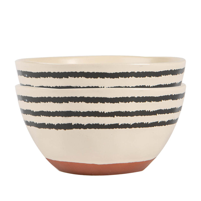 Set of 2 Ceramic Cereal Bowl