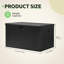 Balconera 137.9cm W 567.8L Resin Lockable Deck Box-124571145