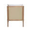 Chaise d'appoint avec coussin de dossier amovible