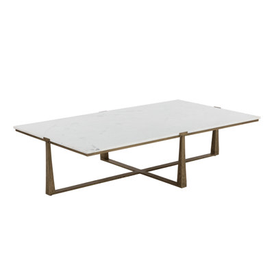 TABLE À CAFÉ COWELL - Blanc