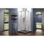 Cabine de douche carrée avec cadre inclus l 42 po x P 42 po x H 74,75 po Cornerview-49978047-38407230