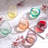 JoyJolt Hue Colored Wine Glasses, 15oz