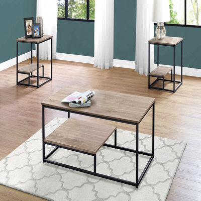Ensemble de tables 3 pièces Contemporary Modern Modern