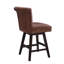 Tabouret de comptoir pivotant 25,8 po Aquetzalli-96213347-96793256