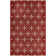 Nourison Essentials Brick/Ivory Indoor/Outdoor Area Rug