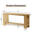 Console 63 "avec tablette de rangement Boho