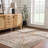 Cyenthia Oriental Machine Woven Polypropylene Area Rug in Brown-667985851