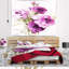 Bouquet de tapisserie de fleurs pourpres Floral-28484002