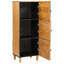 Solid Wood Rectangle Accent Cabinet-1699520355
