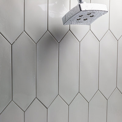 Bond Tile Russell Pinnacle 4" x 12" Porcelain Picket Hexagon Wall & Floor Subway Tile (10.76 Sq. Ft. / Case)