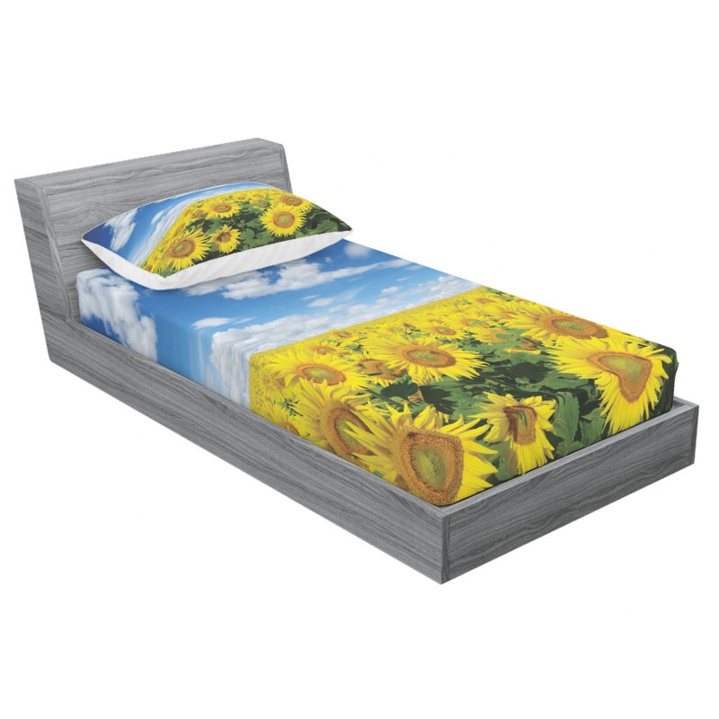 Microfiber Sheet Set, Twin XL Sheet Set with Fitted Sheet