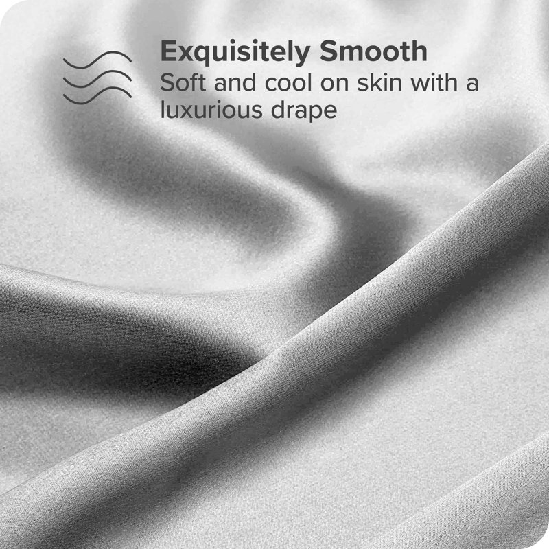 Standard Silver Mulberry Silk Envelope Closure Pillowcase