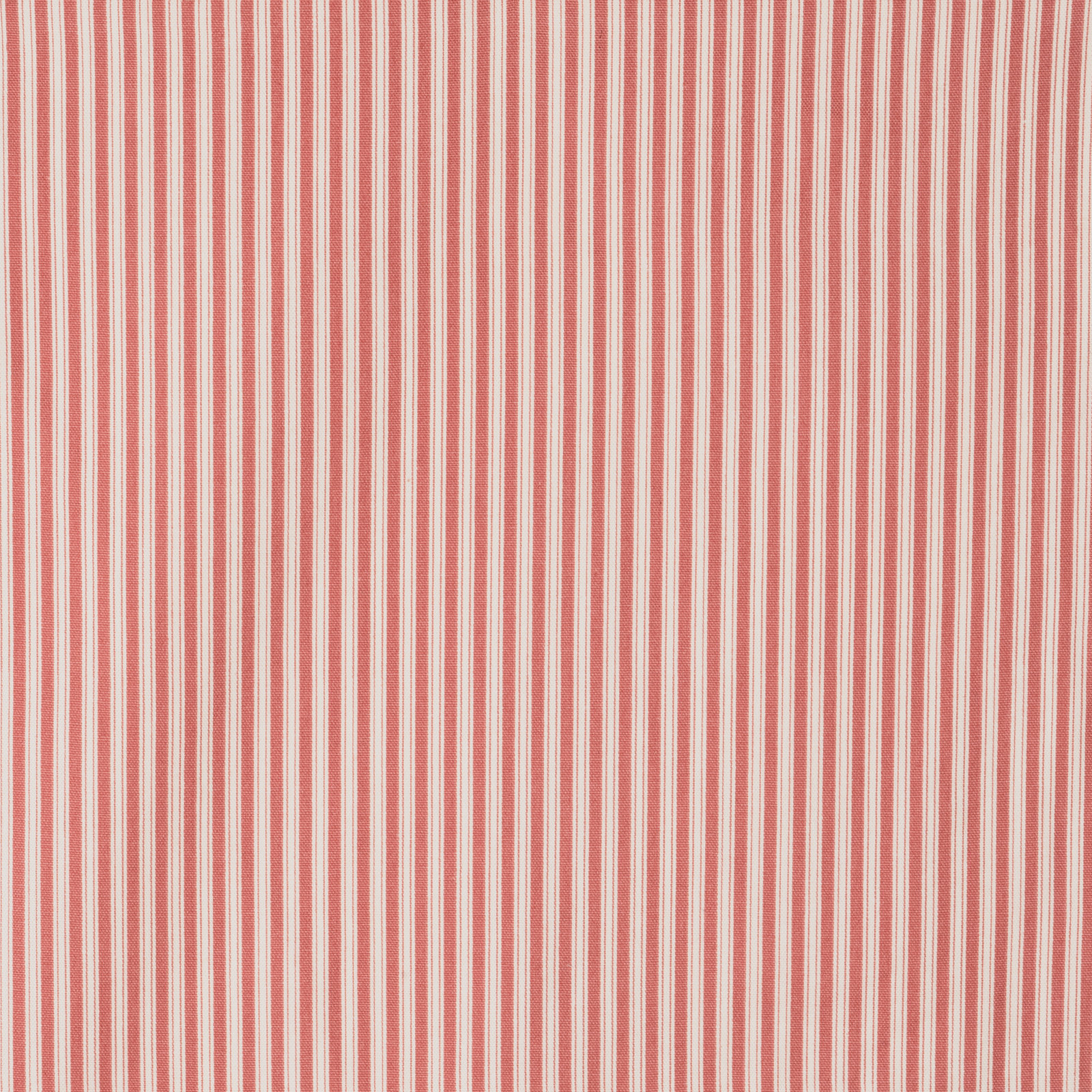 Birch Lane Polo Stripe 2" Dining Chair Seat Pad with Ties, White/Red