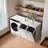 Laundry Cabinet With 2 Removable Liner Bags