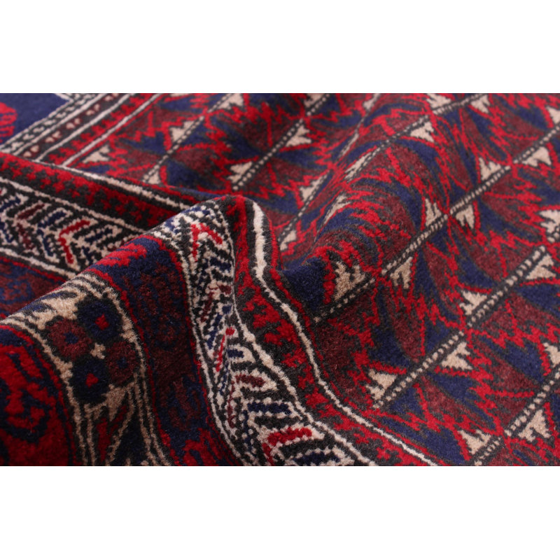 Crockrell Wool Geometric Indoor Rug