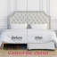 Jupe de lit de 16 po avec jupes de lit en microfibre brossée plissée-24825983-24825978