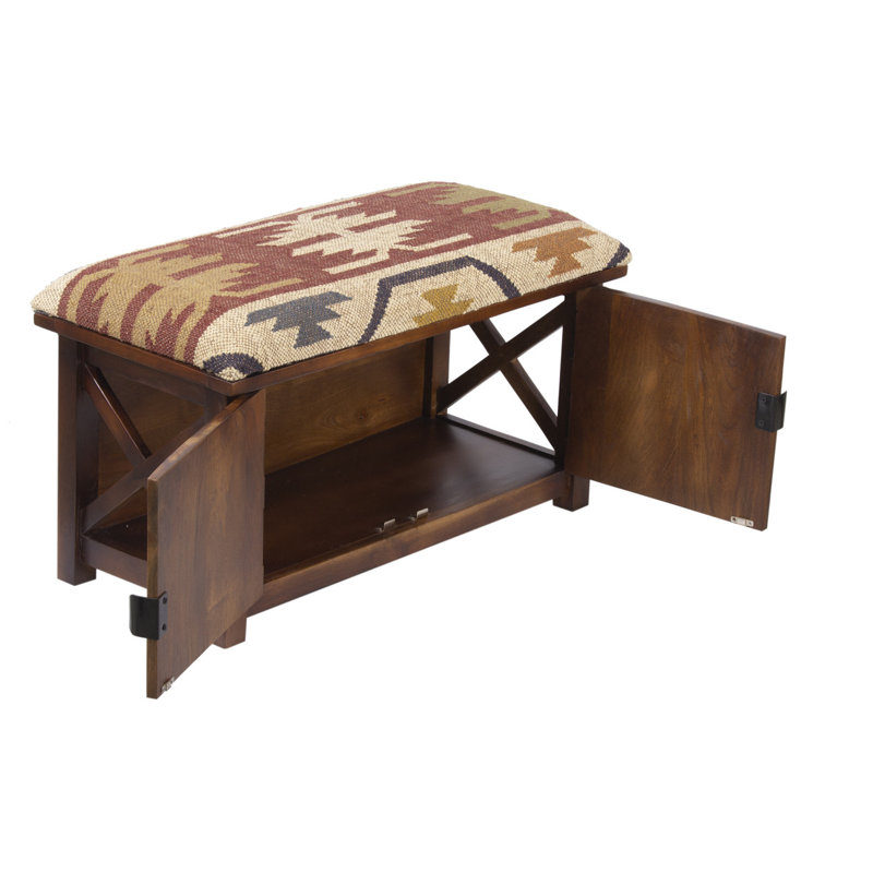 Banc de rangement rembourré Siriana